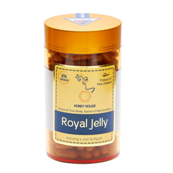 Honey House Royal Jelly Capsules 1000mg x 200caps (Best Before June 2025)
