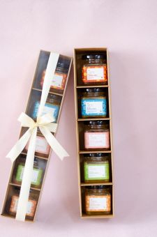Assorted Mini Honey Set in Vertical Box