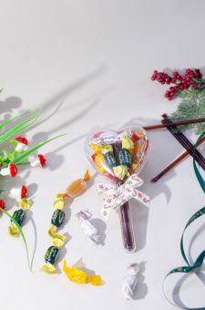 Honey Candies and Honeystix in Heart Shaped Wand