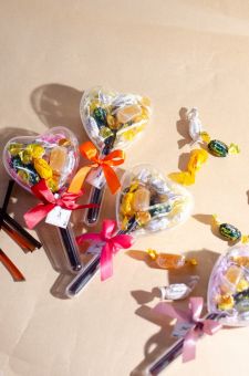 BUNDLE DEAL - 10 x Honey Candies and Honeystix in Heart Shaped Wand