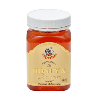 Superbee Honey & Cinnamon 500g (Best Before Feb 2022)